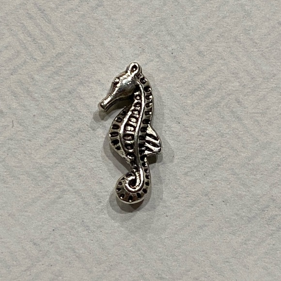 ♦️3/$10♦️NEW•Silver Seahorse floating/living locket charm - Picture 5 of 6